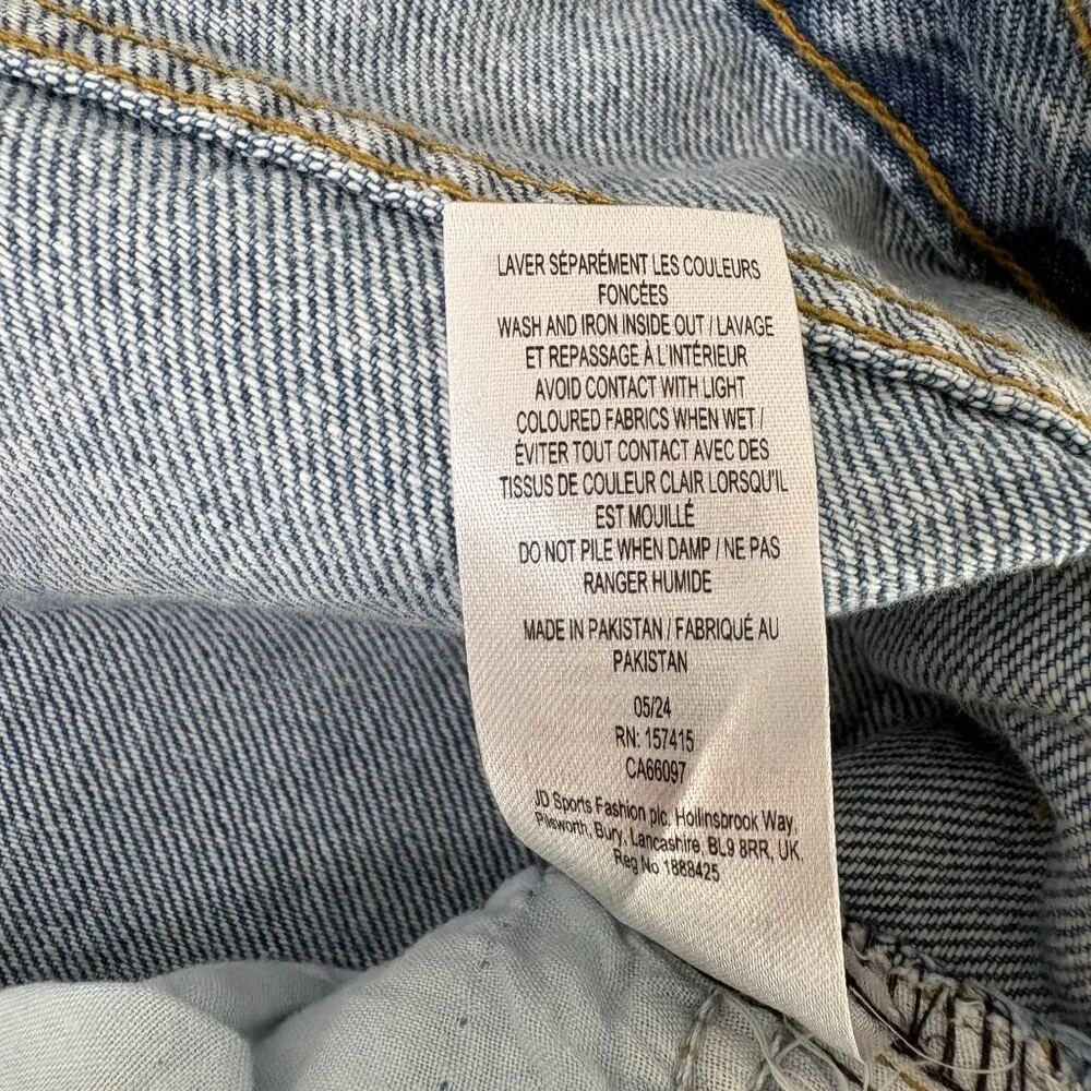 Supply & Denim Sacco Jeans Mens Size 32 Medium Frayed Hem Cotton Casual NWT‎